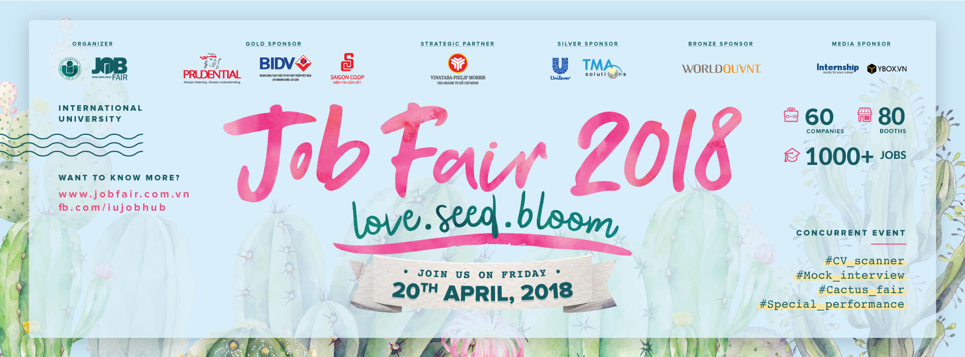 Thông báo Ngày hội việc làm – Job Fair 2018 của Trường ĐH Quốc tế