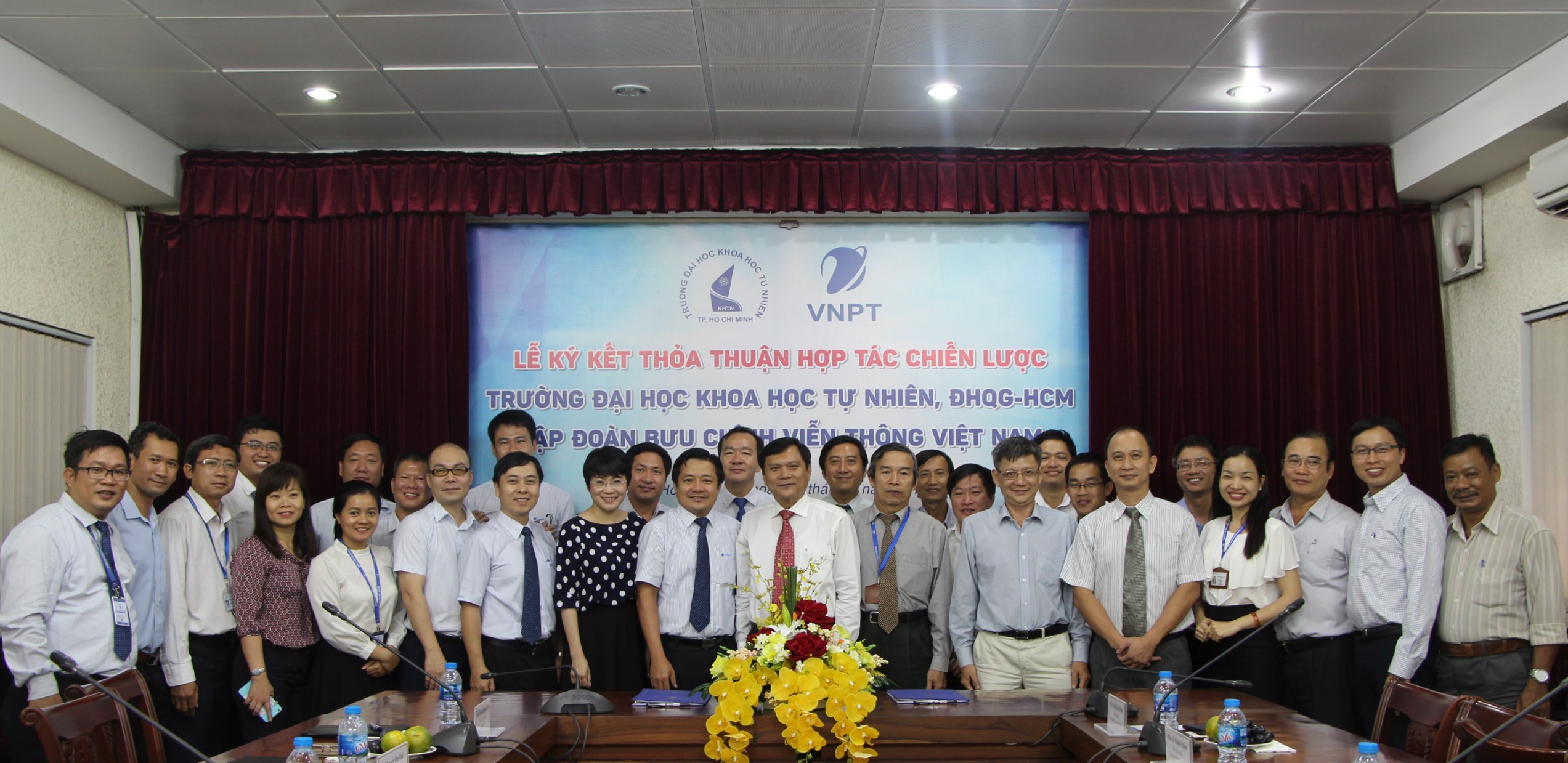 Thỏa thuận hợp tác chiến lược giữa  Tập Đoàn Bưu Chính Viễn Thông Việt Nam  và Trường Đại Học Khoa Học Tự Nhiên, ĐHQG-HCM
