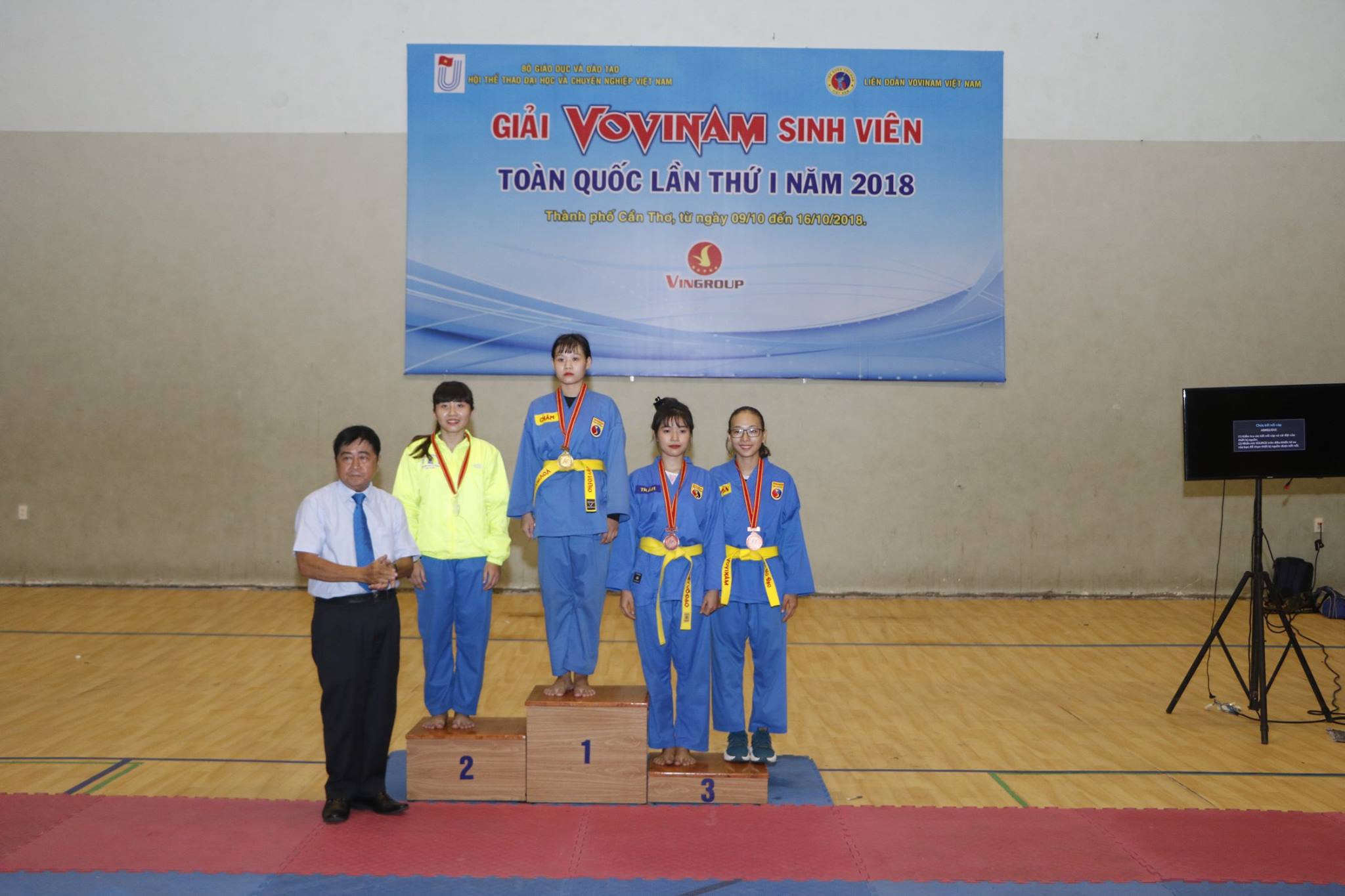 Sinh viên Trường ĐH KHTN giành 02 huy chương tại Vovinam Sinh viên Toàn quốc lần 1-2018