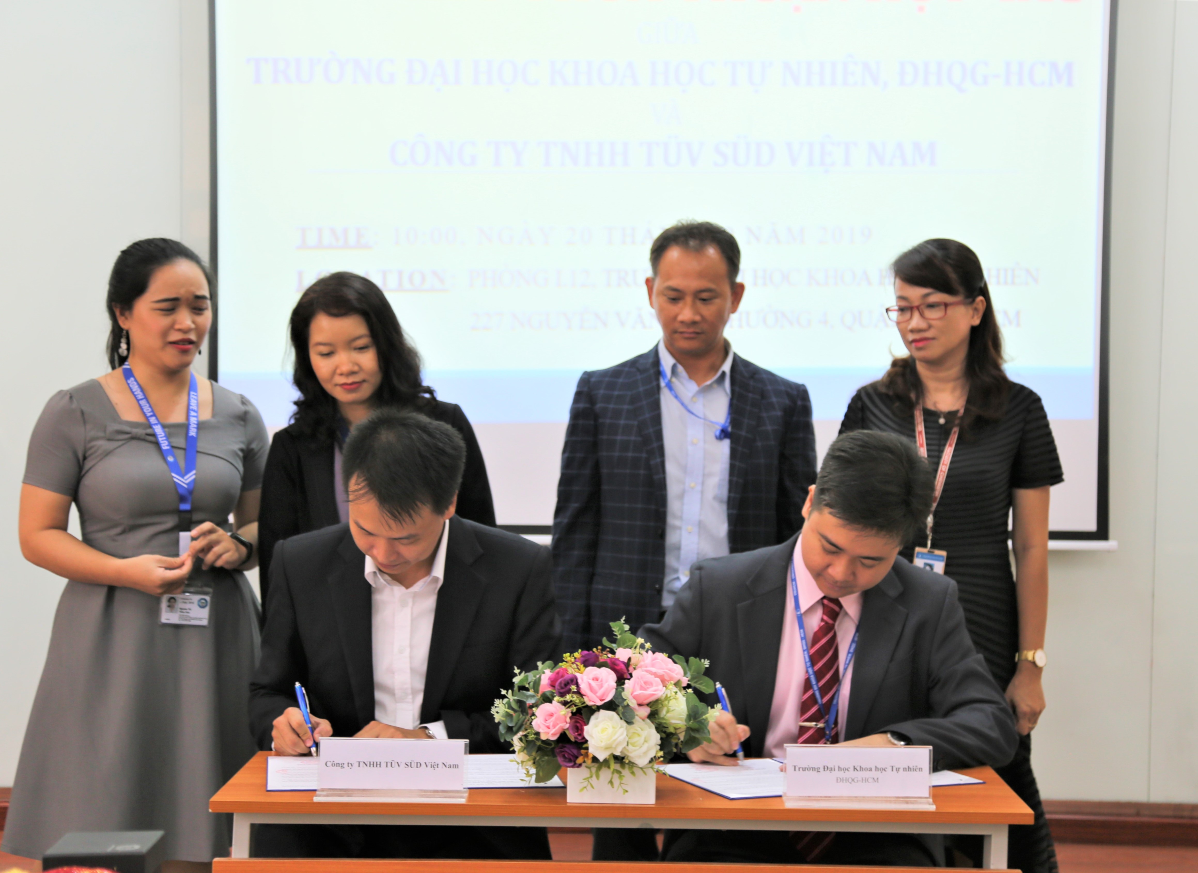 Lễ ký kết thỏa thuận hợp tác với Công ty TNHH TÜV SÜD Việt Nam