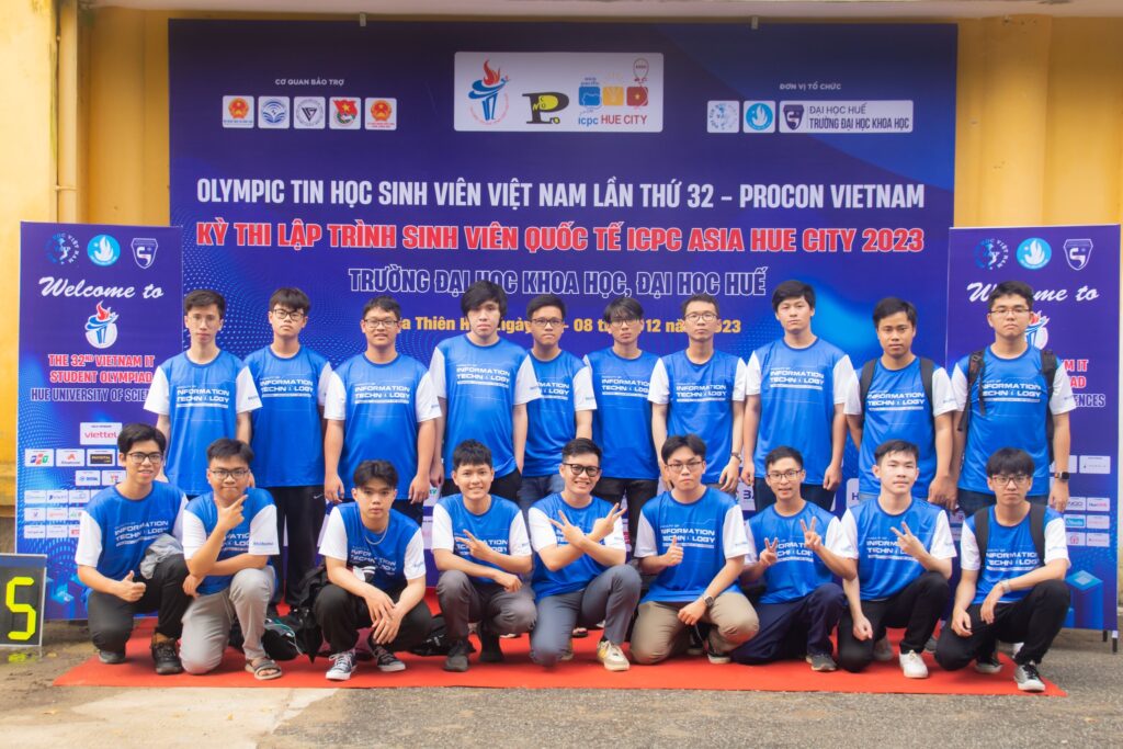 THÀNH TÍCH CAO TẠI KỲ THI OLYMPIC TIN HỌC SINH VIÊN VIỆT NAM VÀ LẬP TRÌNH SINH VIÊN QUỐC TẾ ICPC ASIA 2023