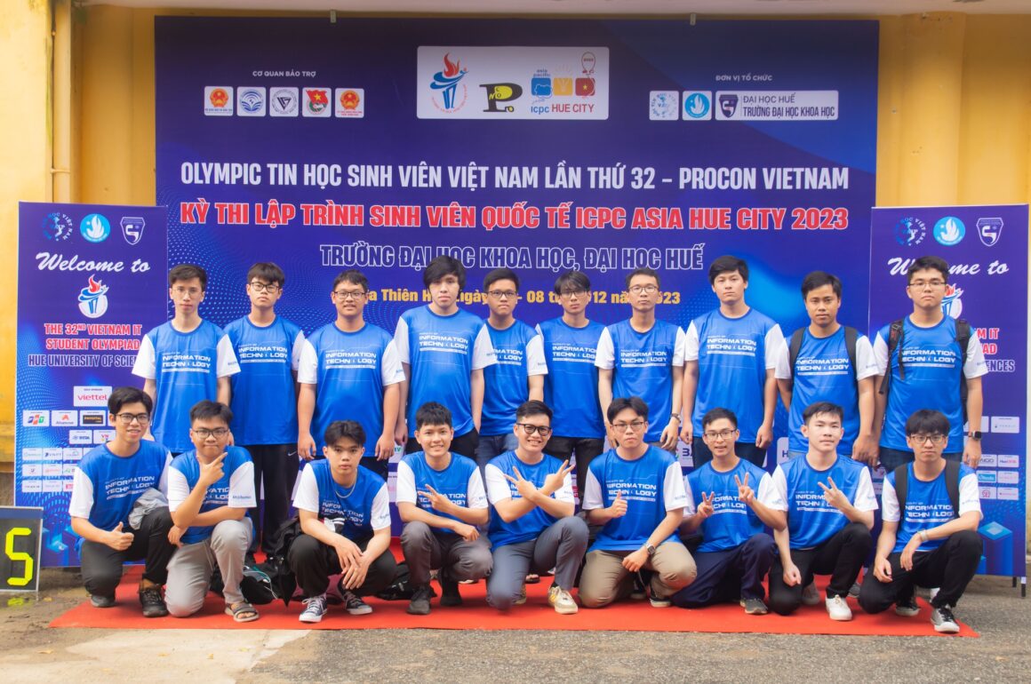 THÀNH TÍCH CAO TẠI KỲ THI OLYMPIC TIN HỌC SINH VIÊN VIỆT NAM VÀ LẬP TRÌNH SINH VIÊN QUỐC TẾ ICPC ASIA 2023