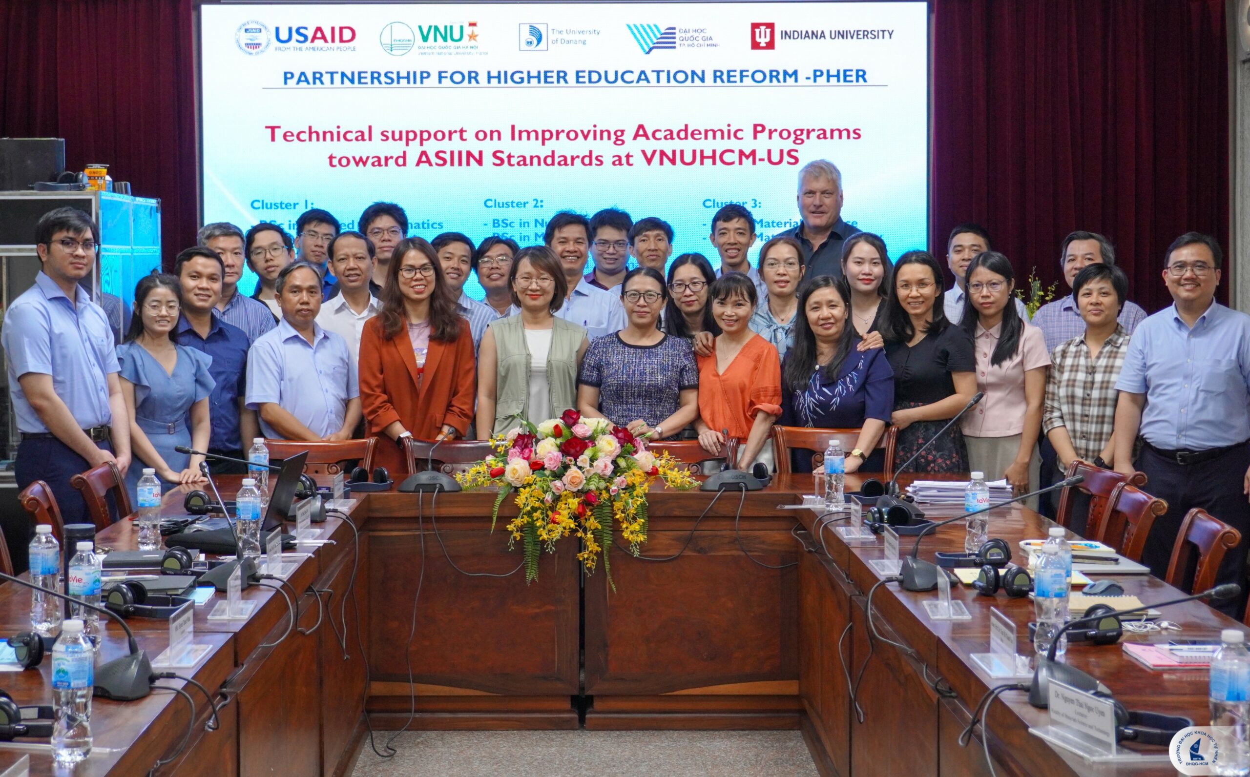 TRƯỜNG ĐẠI HỌC KHOA HỌC TỰ NHIÊN, ĐHQG-HCM ĐÓN TIẾP CHUYÊN GIA USAID PHER ĐẾN TƯ VẤN VỀ CHUẨN KIỂM ĐỊNH ASIIN