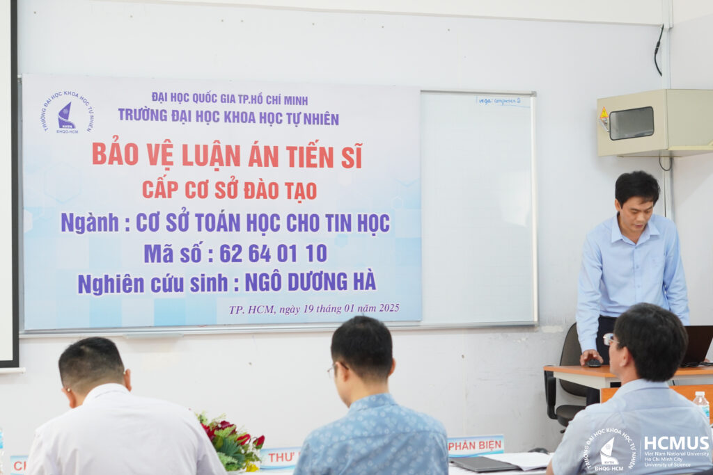 NCS. NGÔ DƯƠNG HÀ BẢO VỆ LUẬN ÁN TIẾN SĨ CẤP CƠ SỞ ĐÀO TẠO VỚI ĐỀ TÀI “PHÁT HIỆN VÀ PHÂN LOẠI HÀNH ĐỘNG BẠO LỰC CỦA HỌC SINH TRONG HỌC ĐƯỜNG”