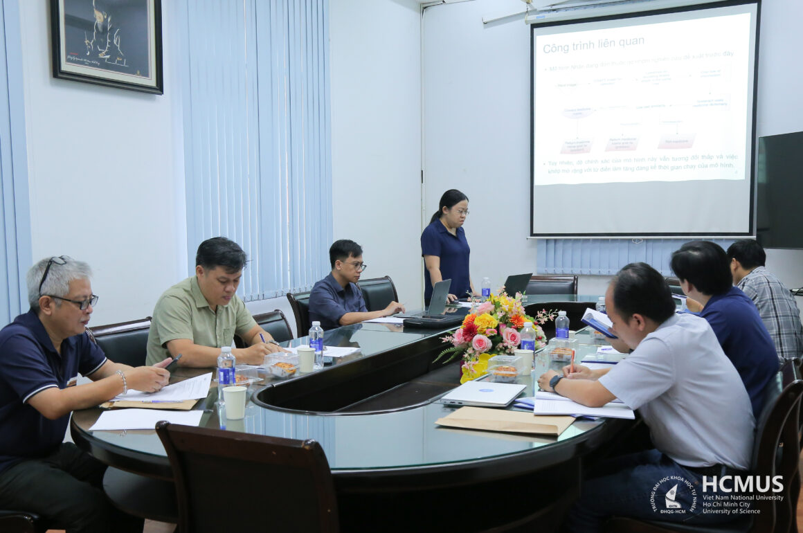 Hội đồng nghiệm thu đề tài KH&CN cấp ĐHQG-HCM: “Nghiên cứu và xây dựng hệ thống nhận diện tên thuốc tên đơn thuốc bản in dựa trên mạng nơ-ron tích chập”