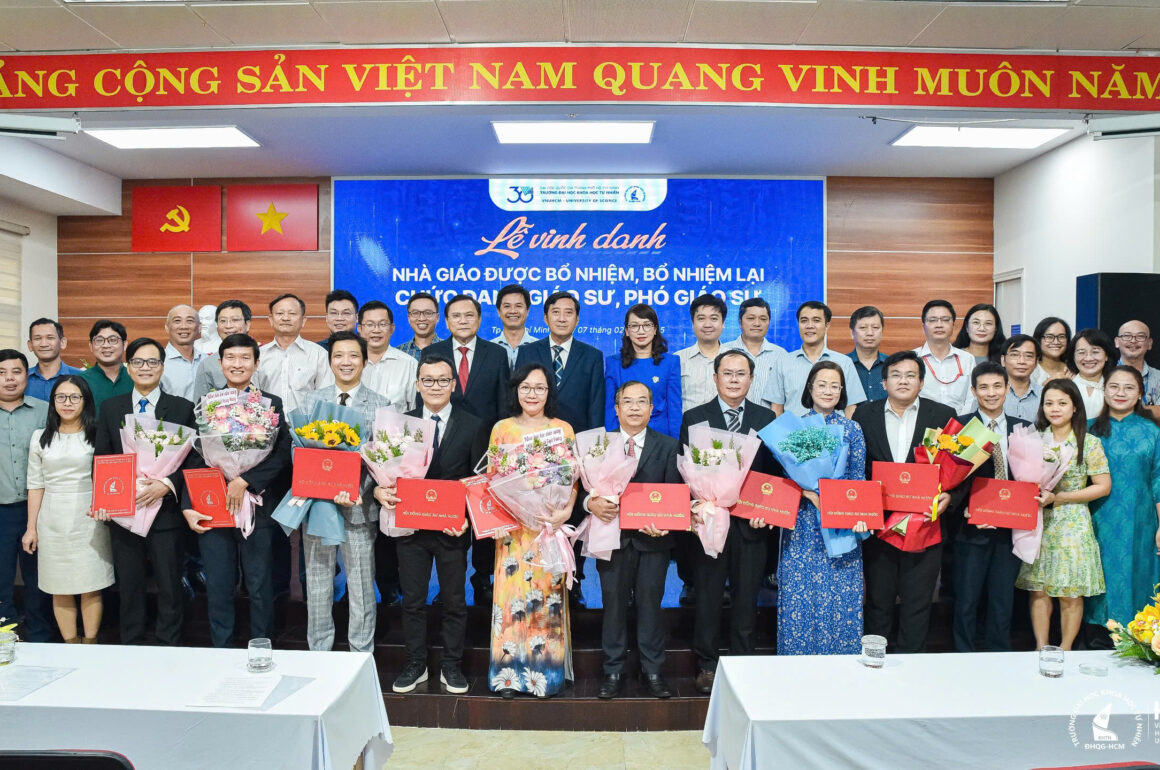 Vinh danh Nhà giáo được bổ nhiệm, bổ nhiệm lại chức danh Giáo sư, Phó Giáo sư
