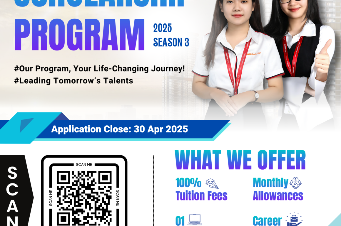 01-Poster-EN Thông báo chương trình học bổng Gamuda Land Vietnam 2025