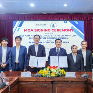 Thỏa thuận hợp tác Chương trình thực tập sinh với Tập đoàn SAKATA Inx, Nhật Bản