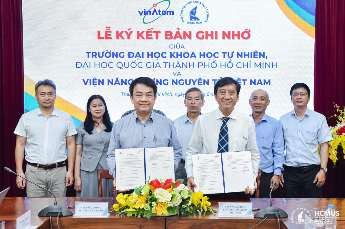 TKT_6693 Trường Đại học Khoa học tự nhiên, ĐHQG-HCM ký kết hợp tác với Viện Năng lượng nguyên tử Việt Nam
