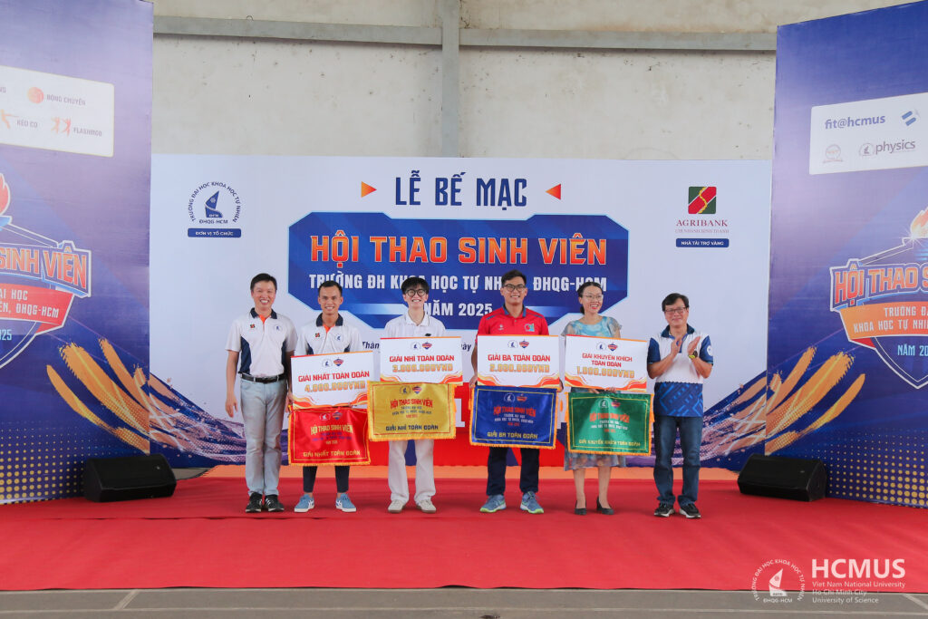 Bế mạc Hội thao Sinh viên Trường ĐH Khoa học tự nhiên, ĐHQG-HCM năm 2025