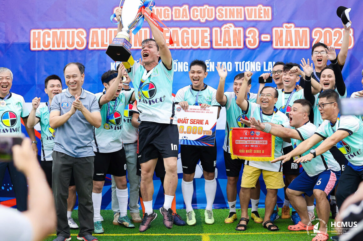 A-nhất Giải bóng đá Cựu sinh viên HCMUS Alumni League 2025: Kết nối – Gắn bó – Lan tỏa tinh thần thể thao