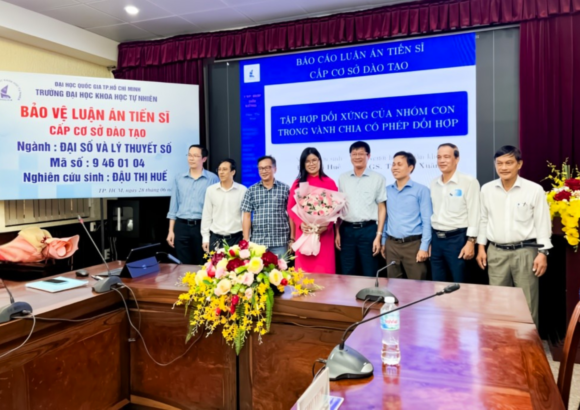 NCS Đậu Thị Huế bảo vệ thành công luận án tiến sĩ ngành Đại số và Lý thuyết số