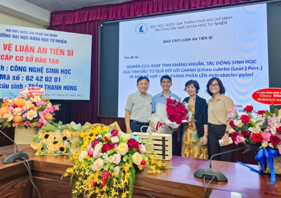 NCS. Trần Thanh Hùng bảo vệ thành công luận án tiến sĩ ngành Công nghệ Sinh học