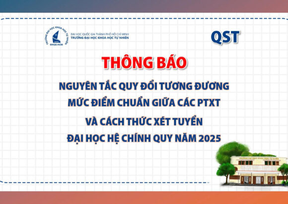 Nguyên tắc quy đổi tương đương mức điểm chuẩn giữa các phương thức xét tuyển và cách thức xét tuyển đại học hệ chính quy năm 2025
