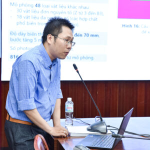 NCS. Huỳnh Đình Chương bảo vệ thành công luận án tiến sĩ cấp CSĐT ngành Vật lý nguyên tử và hạt nhân