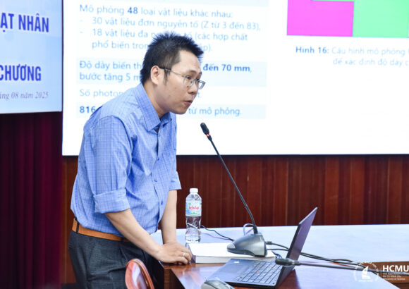 NCS. Huỳnh Đình Chương bảo vệ thành công luận án tiến sĩ cấp CSĐT ngành Vật lý nguyên tử và hạt nhân
