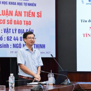 NCS. Ngô Nam Thịnh bảo vệ thành công luận án tiến sĩ cấp CSĐT ngành Vật lý địa cầu