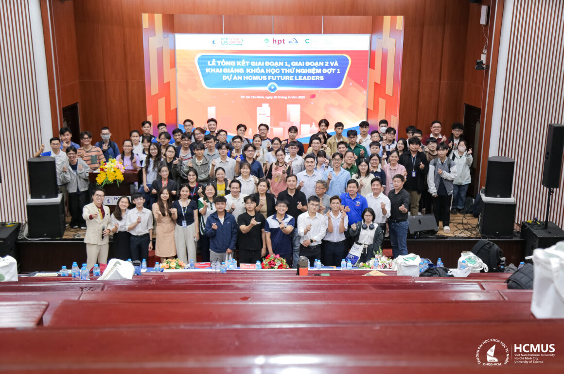 Trường ĐH Khoa học tự nhiên khai giảng khóa học thử nghiệm Dự án HCMUS Future Leaders