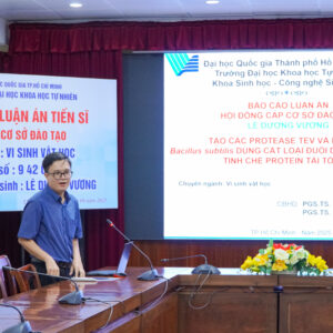 NCS. Lê Dương Vương bảo vệ thành công luận án tiến sĩ ngành Vi sinh vật học