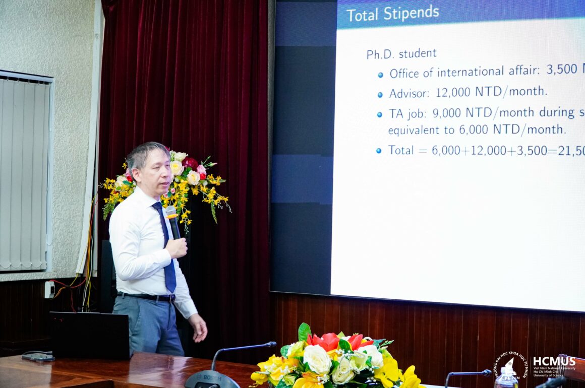 Tăng cường hợp tác quốc tế trong nghiên cứu và đào tạo sau đại học giữa HCMUS và Đại học Quốc lập Trung ương (Đài Loan)
