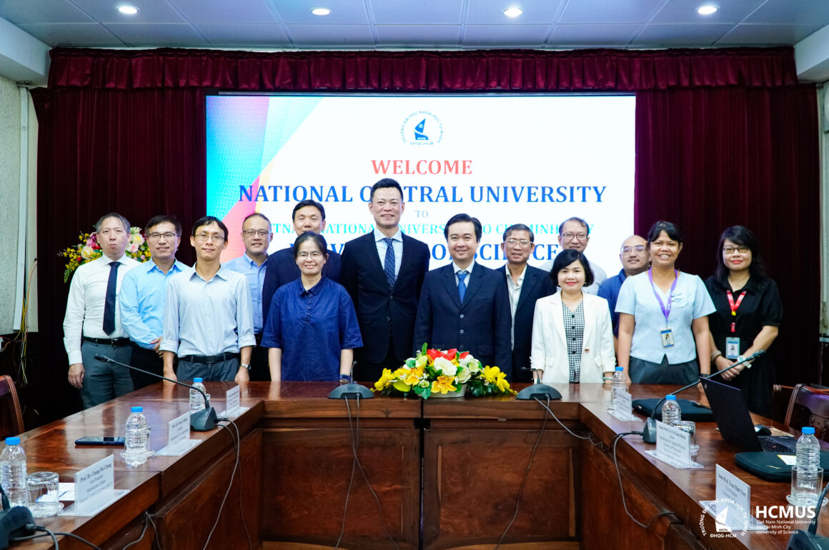 HCMUS tiếp đón và làm việc với Đại học Quốc lập Trung ương (NCU), Đài Loan