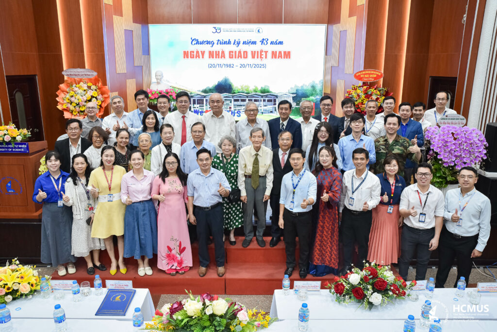 Trường Đại học Khoa học tự nhiên, ĐHQG-HCM kỷ niệm 43 năm Ngày Nhà giáo Việt Nam (20/11/1982 – 20/11/2025)
