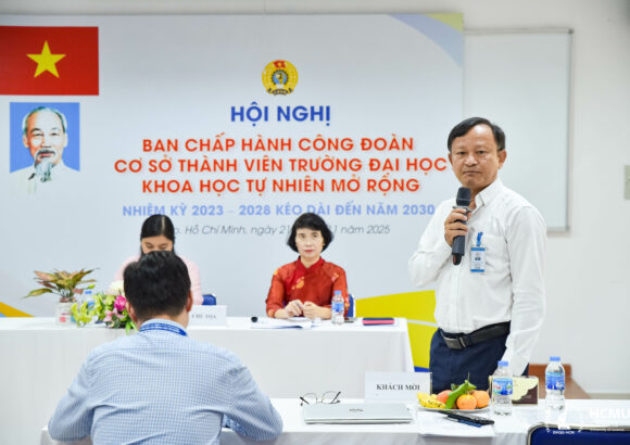 Hội nghị Ban Chấp hành Công đoàn Cơ sở thành viên Trường Đại học Khoa học tự nhiên, ĐHQG-HCM mở rộng nhiệm kỳ 2023-2028 kéo dài đến năm 2030
