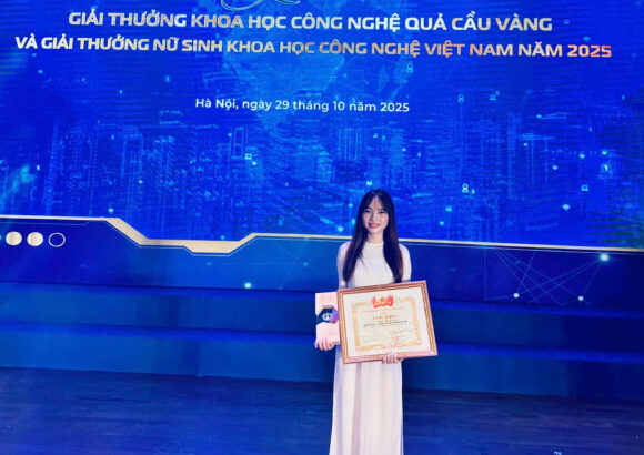 Nữ sinh Khoa học Công nghệ Việt Nam 2025: Chinh phục khoa học vật liệu xanh