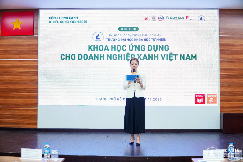 Khoa học Ứng dụng Vì Việt Nam Xanh: Unitour “Công trình Xanh – Tiêu dùng Xanh” Tạo Kết Nối Bền Vững Tại HCMUS