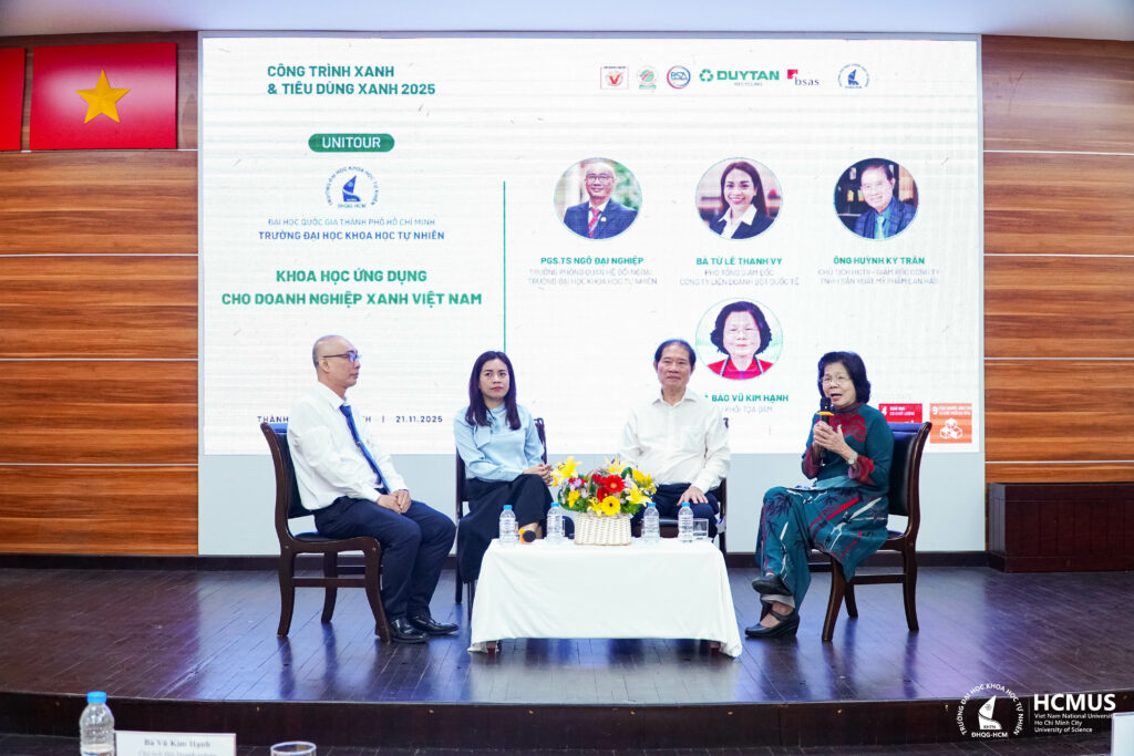 Khoa học Ứng dụng Vì Việt Nam Xanh: Unitour “Công trình Xanh – Tiêu dùng Xanh” Tạo Kết Nối Bền Vững Tại HCMUS