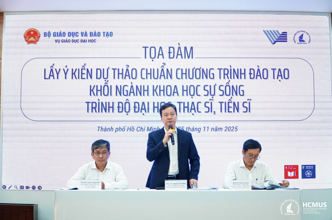 Sáng kiến chất lượng đào tạo khối Khoa học sự sống: Tọa đàm Góp ý dự thảo Chuẩn chương trình đào tạo