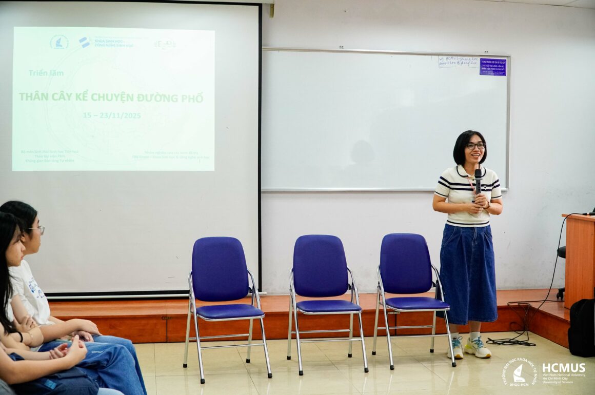 _P4T3090 “Thân cây kể chuyện đường phố” tại Trường Đại học Khoa học tự nhiên, ĐHQG-HCM