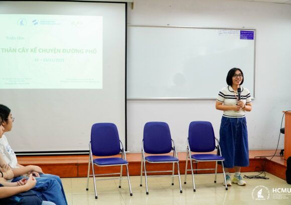 Khai mạc Triển lãm “Thân cây kể chuyện đường phố” tại Trường Đại học Khoa học tự nhiên, ĐHQG-HCM