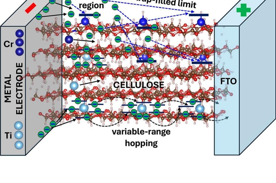 Tuning the resistive switching behavior of sputtered-metal-functionalized cellulose layer in Metal/Cellulose/FTO structure