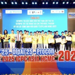 Trường ĐH Khoa học tự nhiên, ĐHQG-HCM vô địch Siêu Cup Olympic Tin học Sinh viên Việt Nam 2025