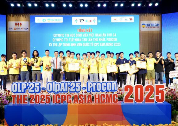Trường ĐH Khoa học tự nhiên, ĐHQG-HCM vô địch Siêu Cúp Olympic Tin học Sinh viên Việt Nam 2025
