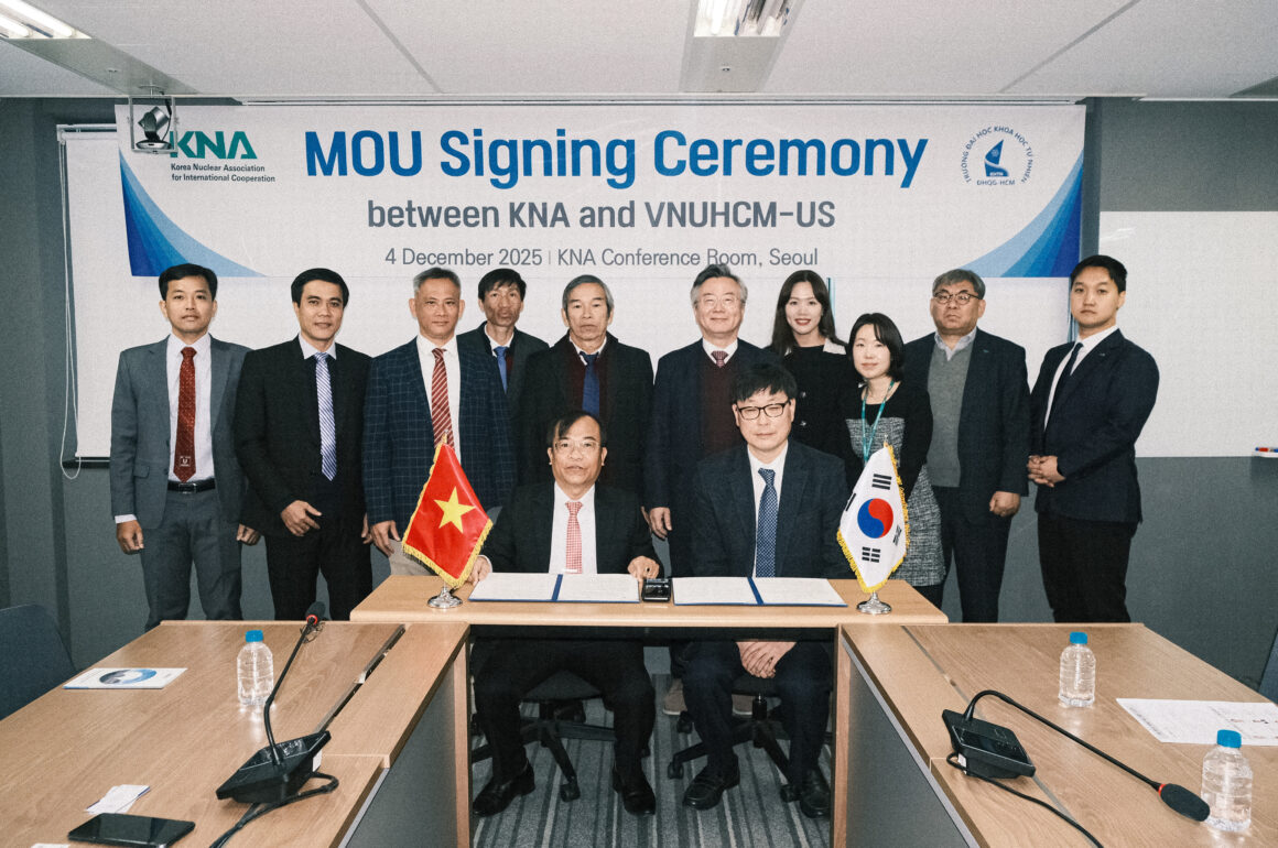 KNA (6) Trường ĐH Khoa học tự nhiên, ĐHQG-HCM thăm các cơ sở hạt nhân trọng điểm và ký kết hợp tác với Hiệp hội Hạt nhân Hàn Quốc