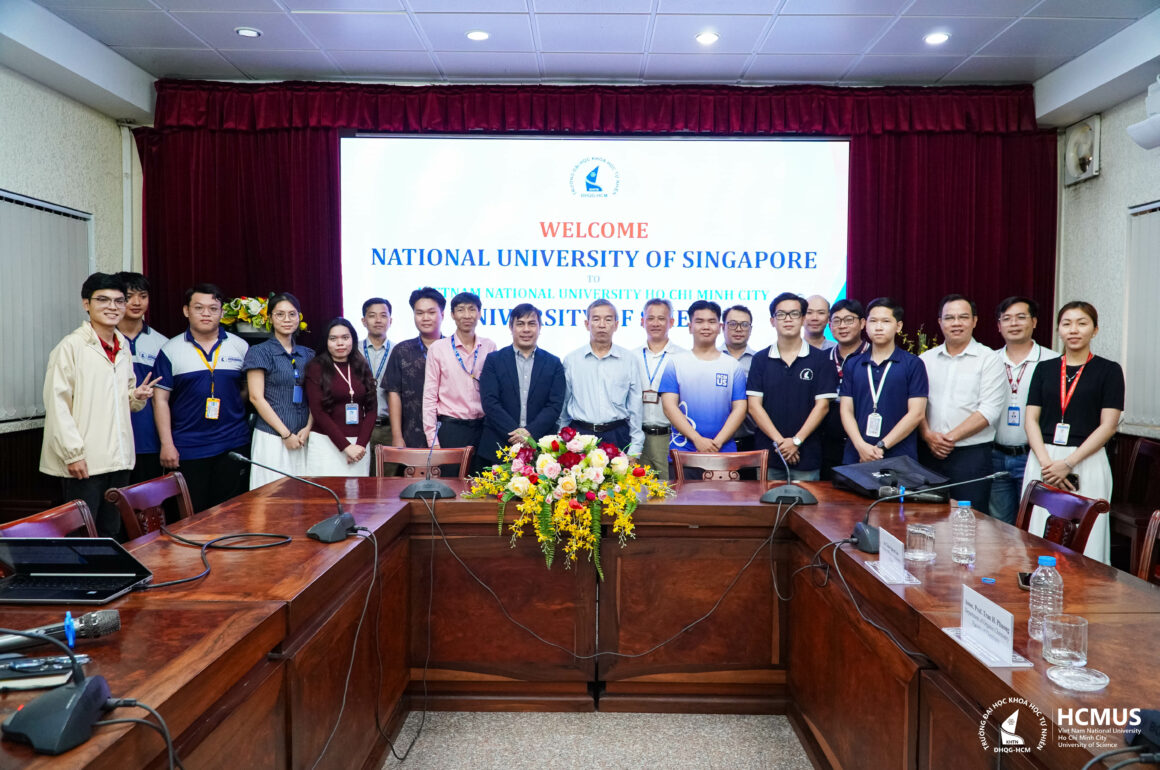 Trao đổi làm việc với đại diện Faculty of Science, National University of Singapore (NUS)