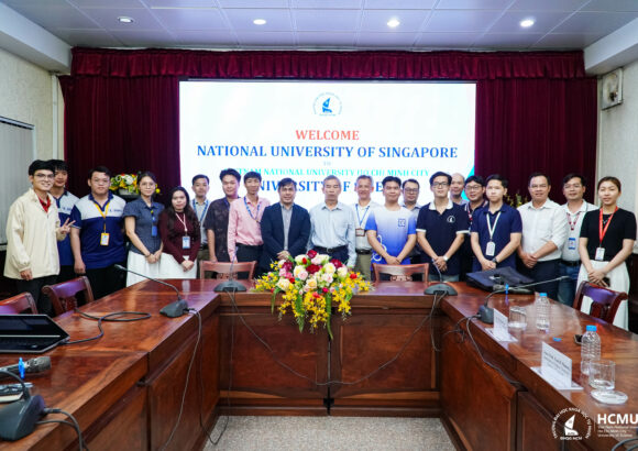 Trao đổi làm việc với đại diện Faculty of Science, National University of Singapore (NUS)