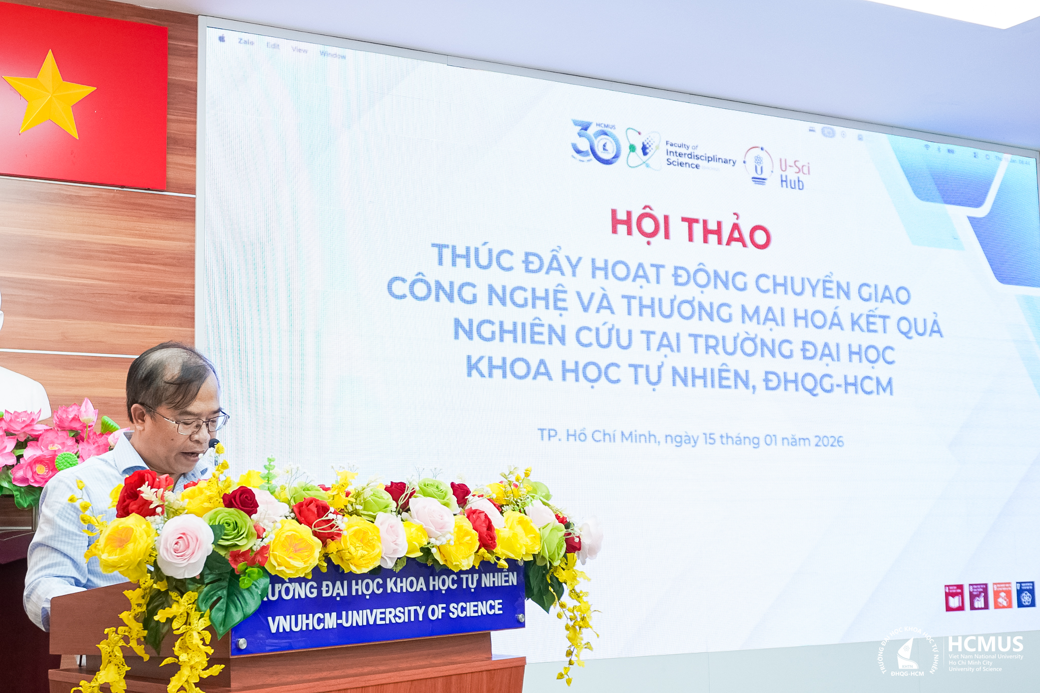 Hội thảo Thúc đẩy chuyển giao công nghệ và thương mại hóa kết quả nghiên cứu tại Trường Đại học Khoa học tự nhiên, ĐHQG-HCM