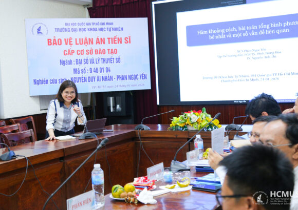 NCS. Phan Ngọc Yến bảo vệ thành công luận án tiến sĩ cấp CSĐT ngành Đại số và Lý thuyết số