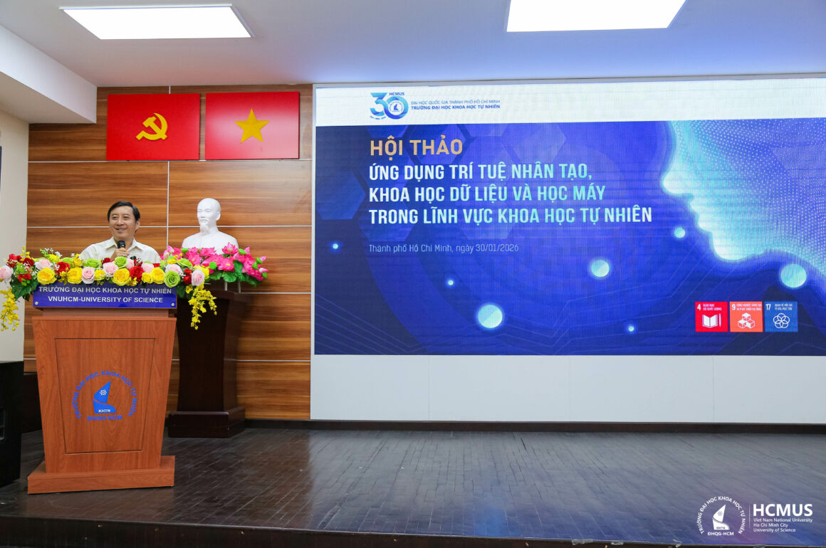 Hội thảo khoa học ‘Ứng dụng trí tuệ nhân tạo, khoa học dữ liệu và học máy trong lĩnh vực khoa học tự nhiên’