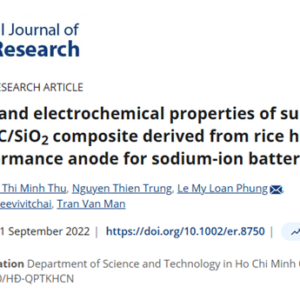 Structure and electrochemical properties of surface-activated C/SiO2 composite derived from rice husks as a high-performance anode for sodium-ion batteries