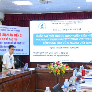Nghiên cứu sinh Huỳnh Hữu Luân bảo vệ luận án tiến sĩ về microRNA trong ung thư vú