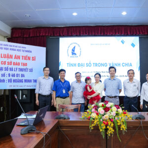 Nghiên cứu sinh Võ Hoàng Minh Thư bảo vệ luận án tiến sĩ về tính đại số trong vành chia