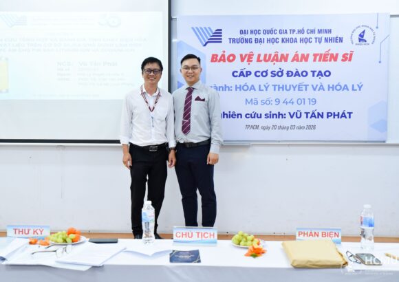 NCS Vũ Tấn Phát bảo vệ thành công luận án Tiến sĩ cấp CSĐT với đề tài tiềm năng về vật liệu pin sạc từ sinh khối