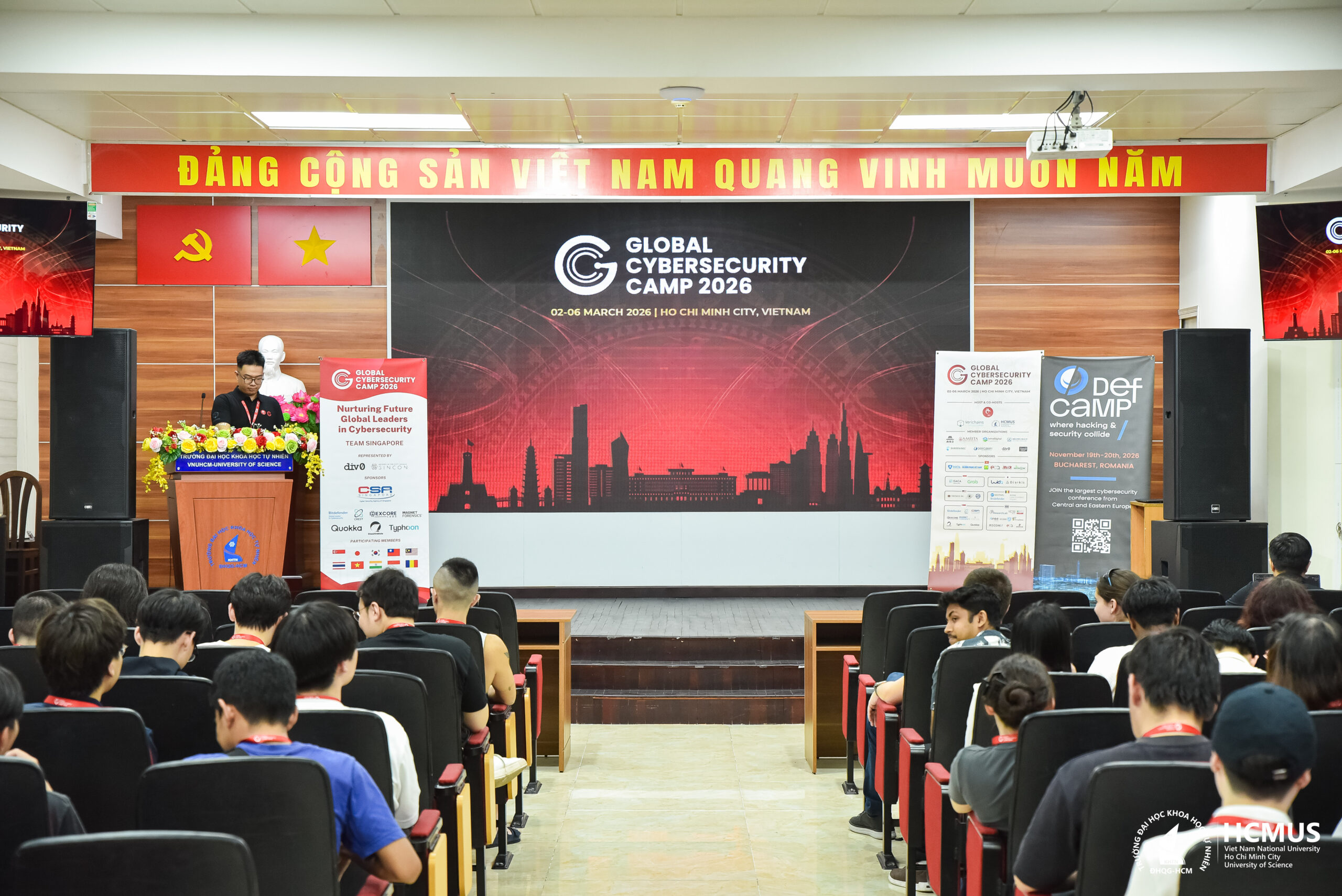 Khai mạc Chương trình Global Cybersecurity Camp 2026 tại Trường Đại học Khoa học tự nhiên, ĐHQG-HCM