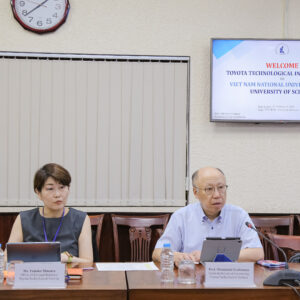 Trường Đại học Khoa học tự nhiên, ĐHQG-HCM tiếp đoàn Trường Toyota Technological Institute (Nhật Bản)