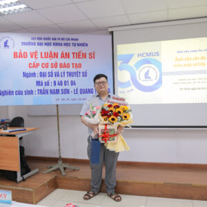 NCS Trần Nam Sơn bảo vệ thành công luận án tiến sĩ ngành Đại số và Lý thuyết số