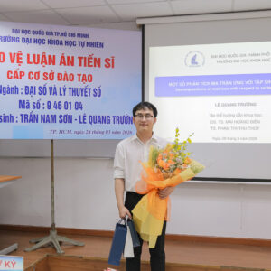 NCS Lê Quang Trường bảo vệ thành công luận án tiến sĩ ngành Đại số và Lý thuyết số